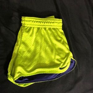 Neon Nike shorts
